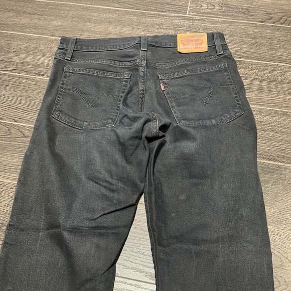 Levi’s straight jeans in charcoal grey - Picture 3 of 3